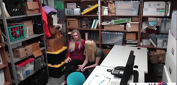  Afraid blonde MILF busted by a perverted policeman